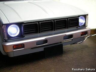 タミヤ ハイラックス・ハイリフト製作記 ～ フロントボディの完成１